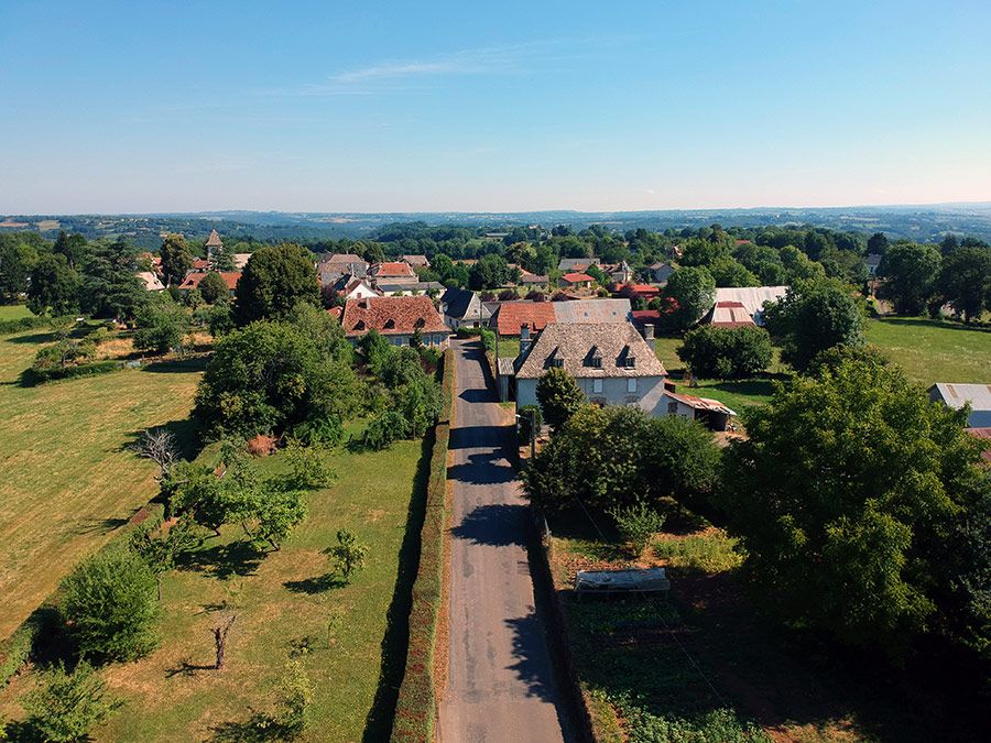 La commune de Saint-Santin-Cantalès